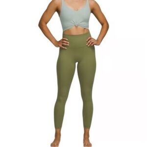 Lululemon Bronze Green Pull-on Align High-rise 25” Crop Leggings Size 6